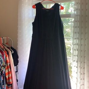 Black maxi dress